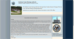 Desktop Screenshot of chathamcountyhousingauthority-nc.org